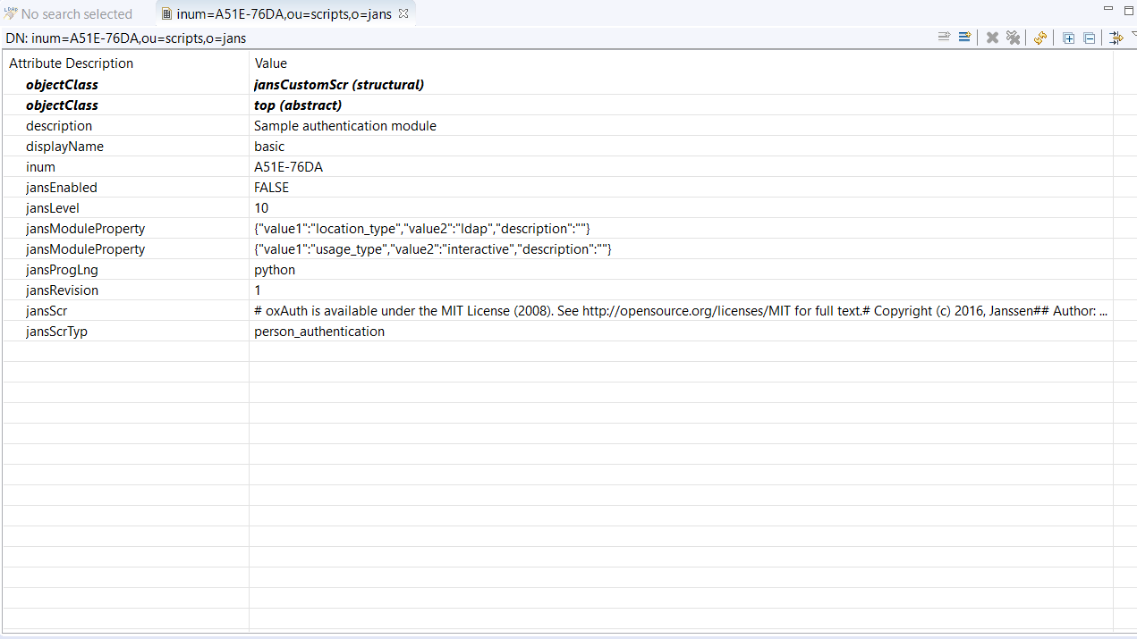 LDAP basic script