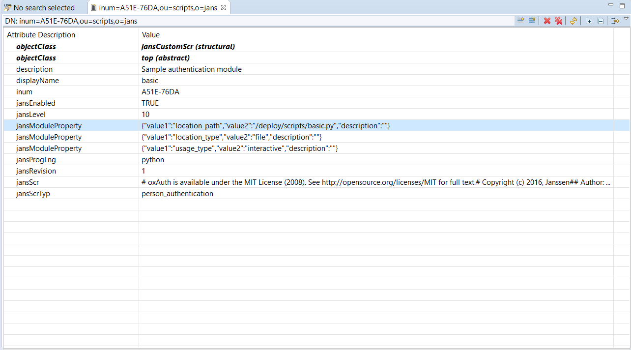 LDAP basic script